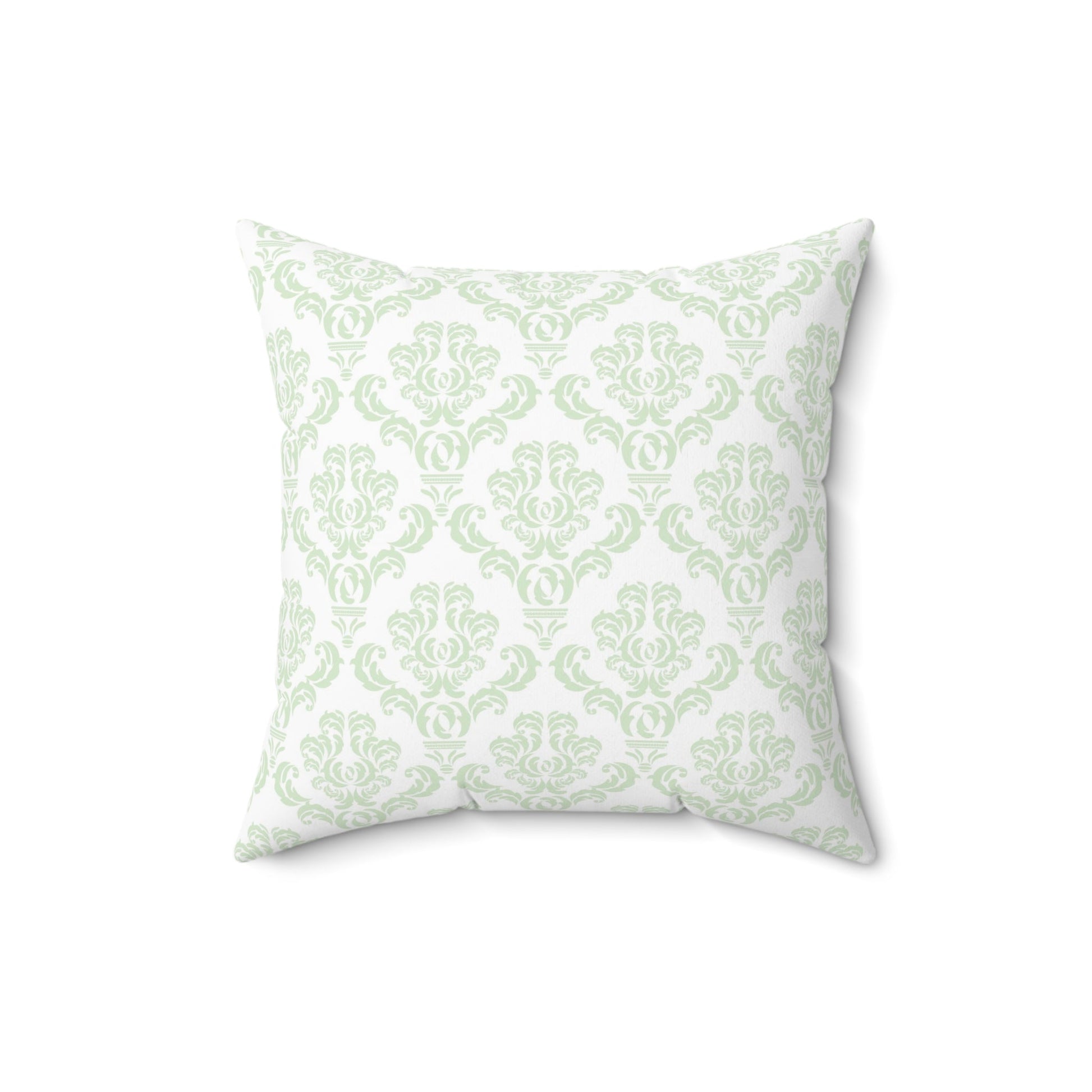 Cute Garden Mouse Pillow, Throw Pillow, Elegant Clean Lines, Fresh Green Pillow - FlooredByArt