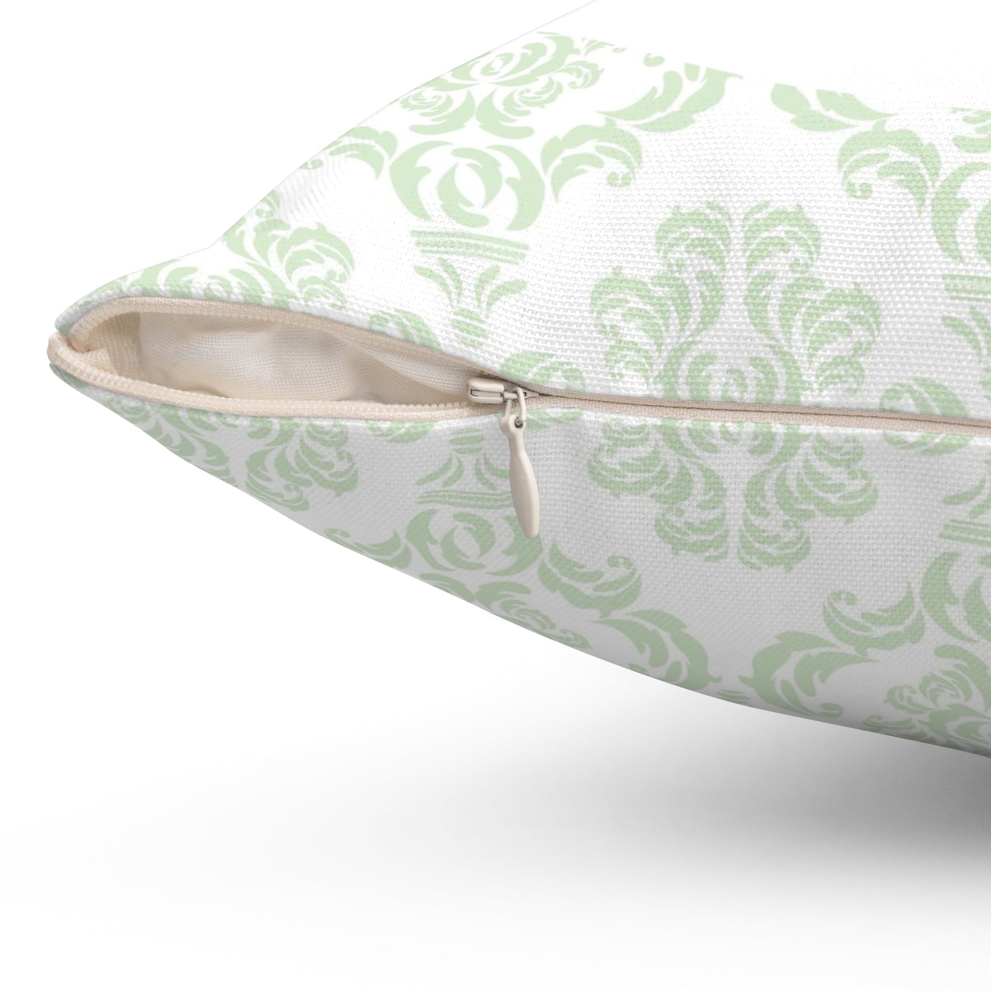 Cute Garden Mouse Pillow, Throw Pillow, Elegant Clean Lines, Fresh Green Pillow - FlooredByArt