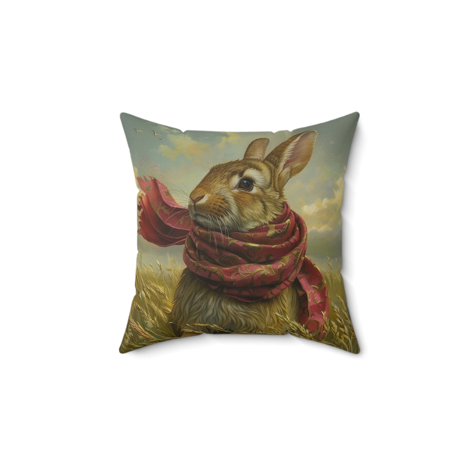 Enchanting Rabbit in Wildflowers - Whimsical, Magical, and Beautiful Home Decor - FlooredByArt