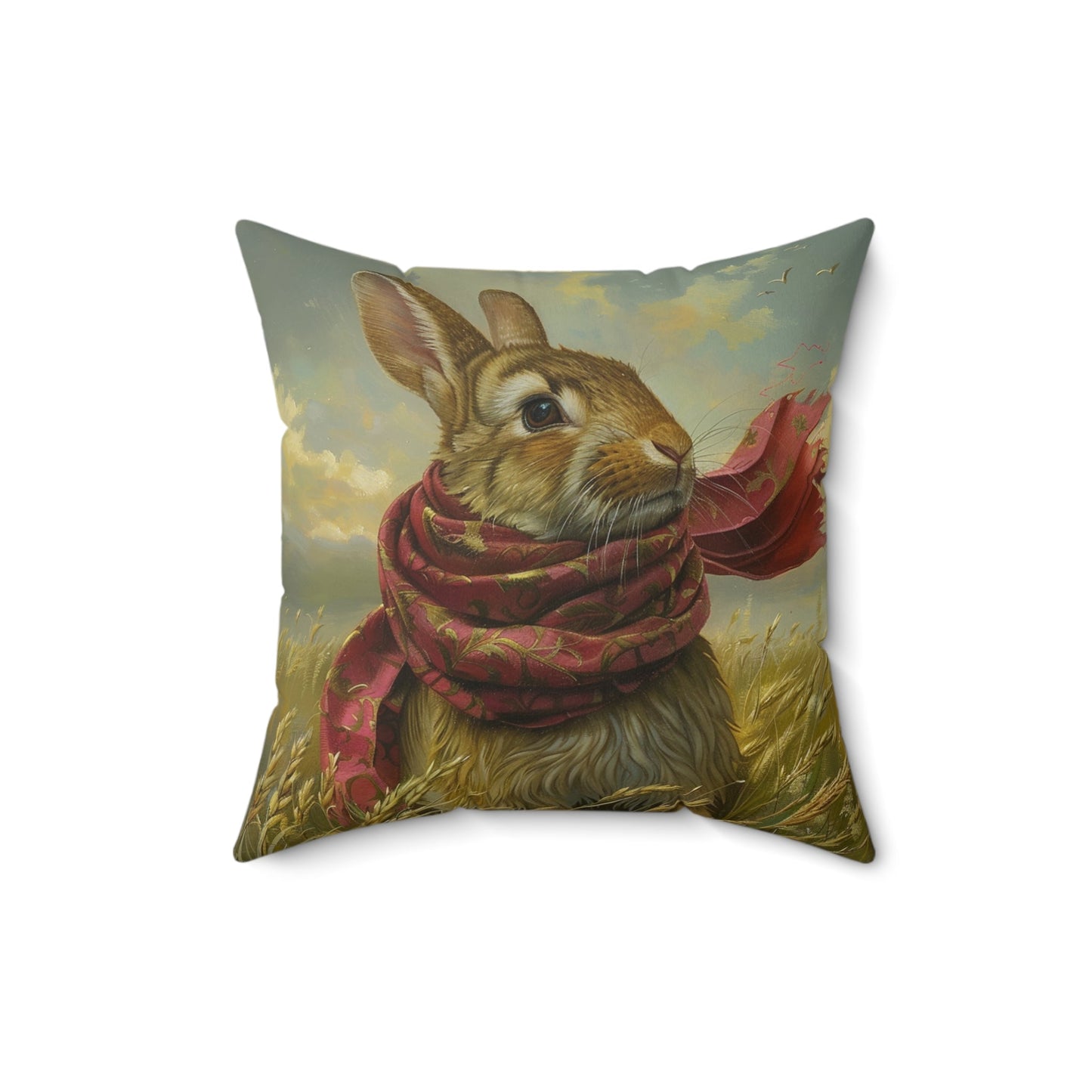 Enchanting Rabbit in Wildflowers - Whimsical, Magical, and Beautiful Home Decor - FlooredByArt