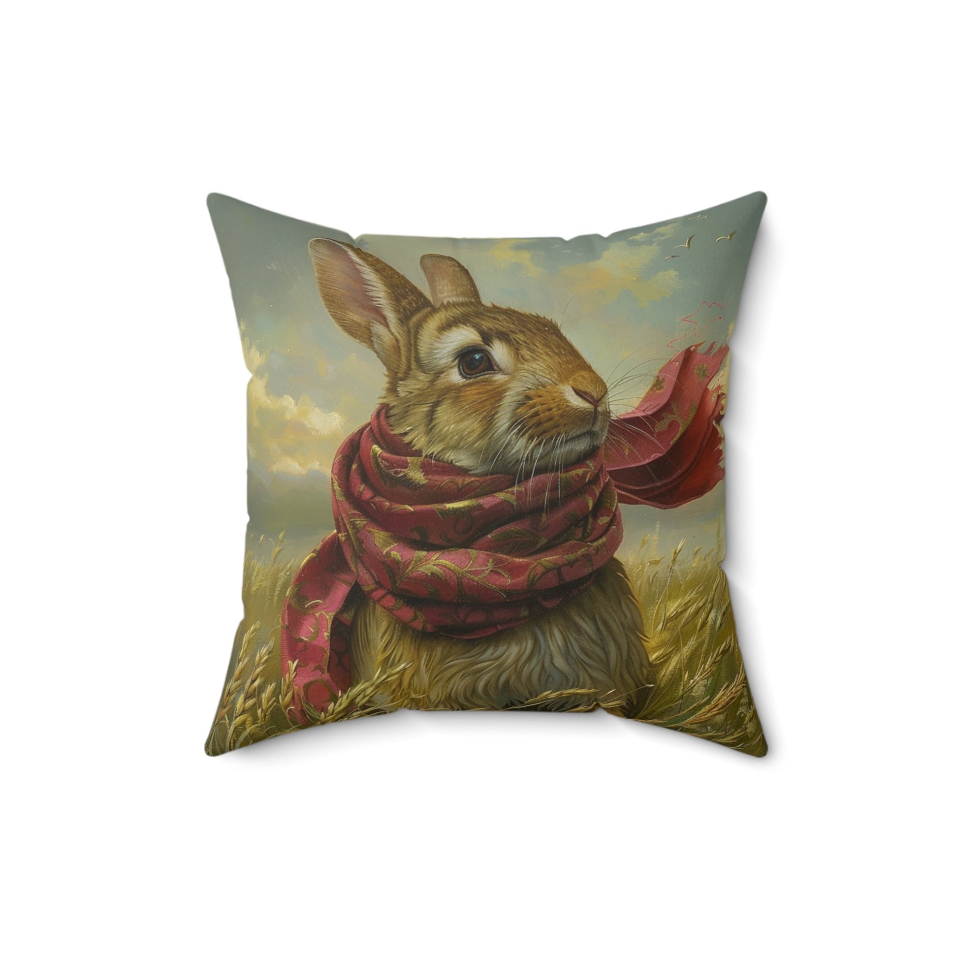 Enchanting Rabbit in Wildflowers - Whimsical, Magical, and Beautiful Home Decor - FlooredByArt