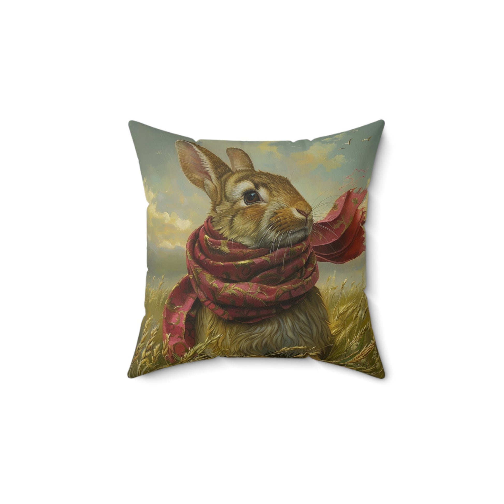 Enchanting Rabbit in Wildflowers - Whimsical, Magical, and Beautiful Home Decor - FlooredByArt
