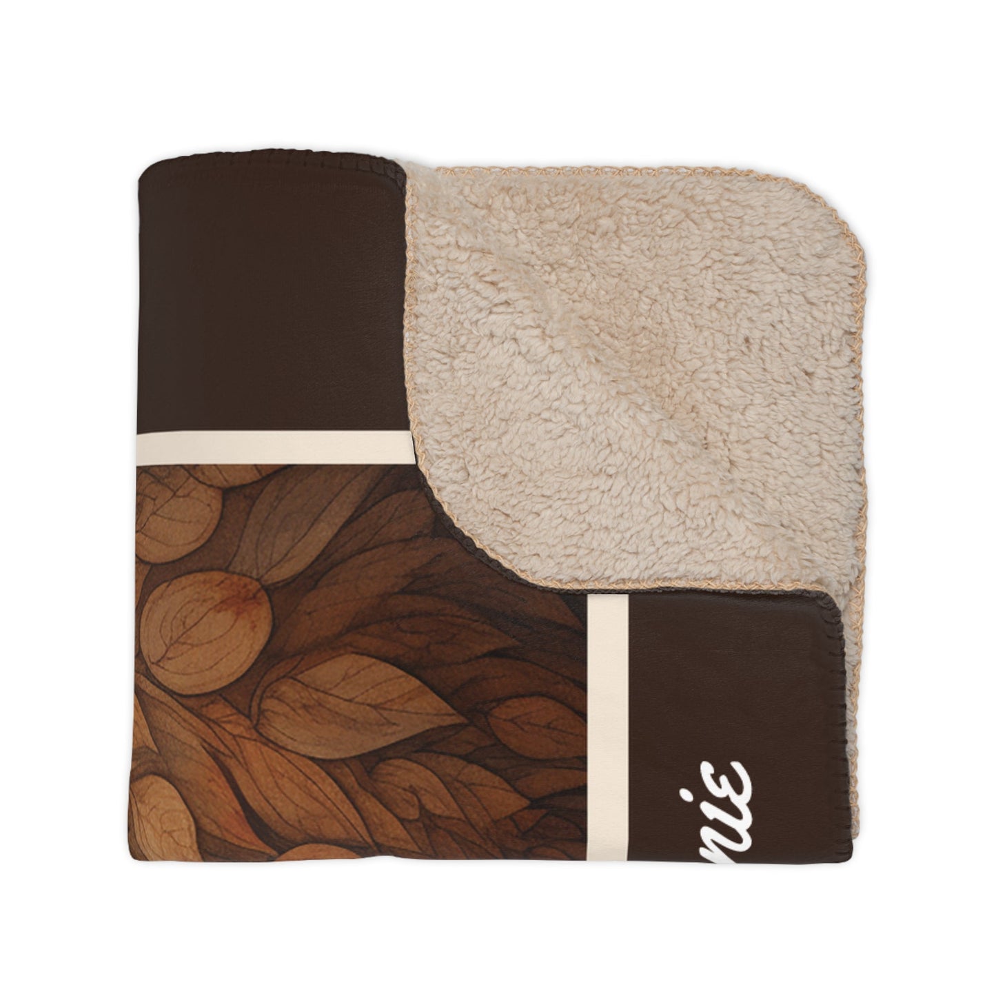 Family of Bears Throw Blanket, Personalized Family Throw Coverlet, Customized Named - FlooredByArt