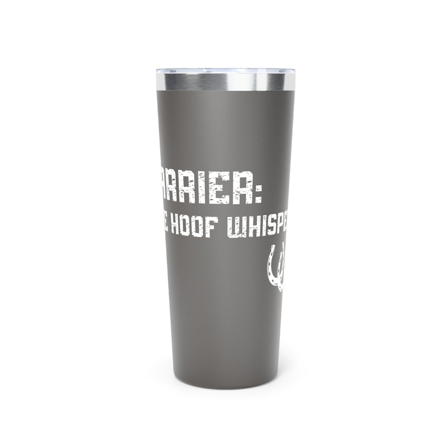 Professional Farrier 22 oz Personalized Tumbler, The Hoof Whisperer, Horseshoer Mug - FlooredByArt