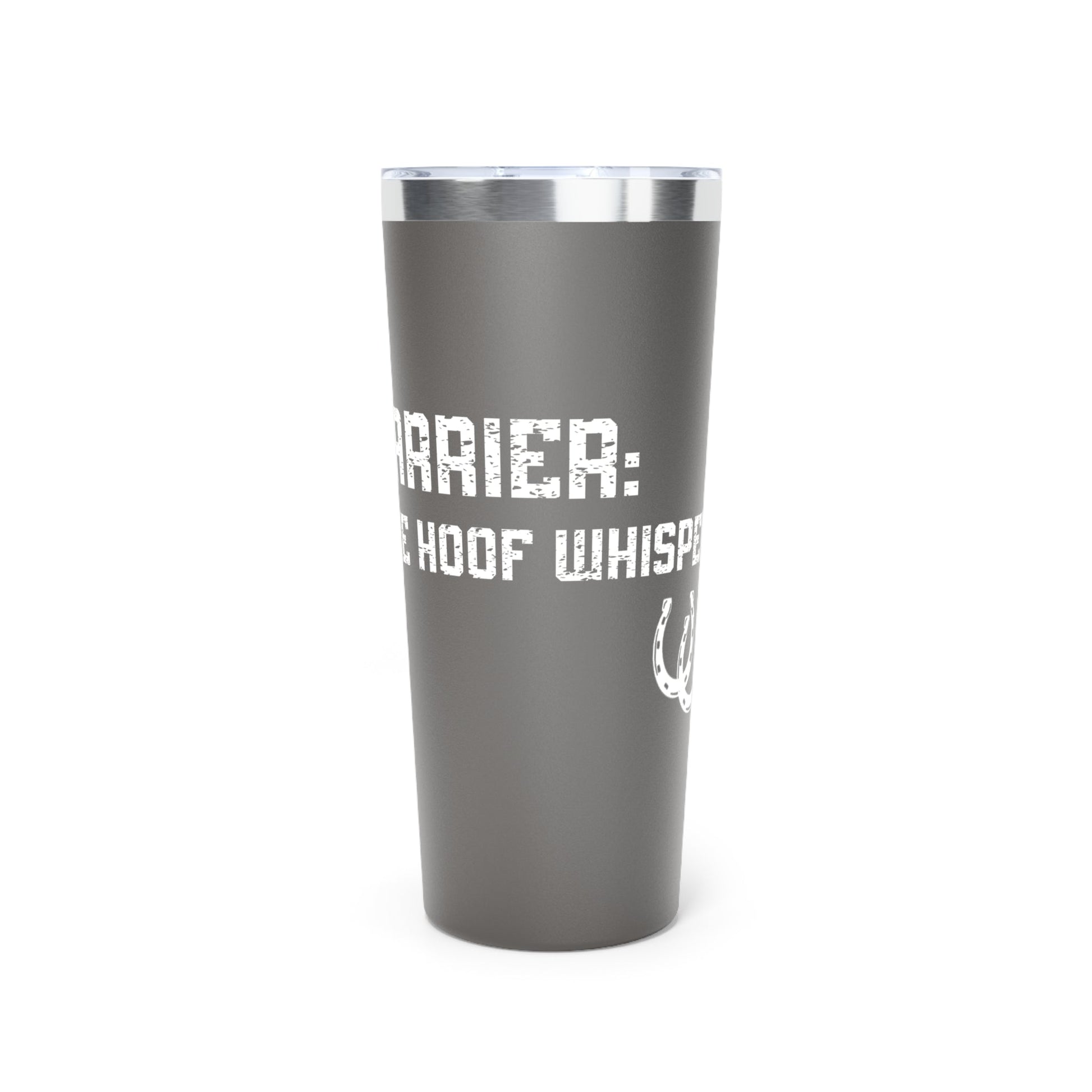 Professional Farrier 22 oz Personalized Tumbler, The Hoof Whisperer, Horseshoer Mug - FlooredByArt