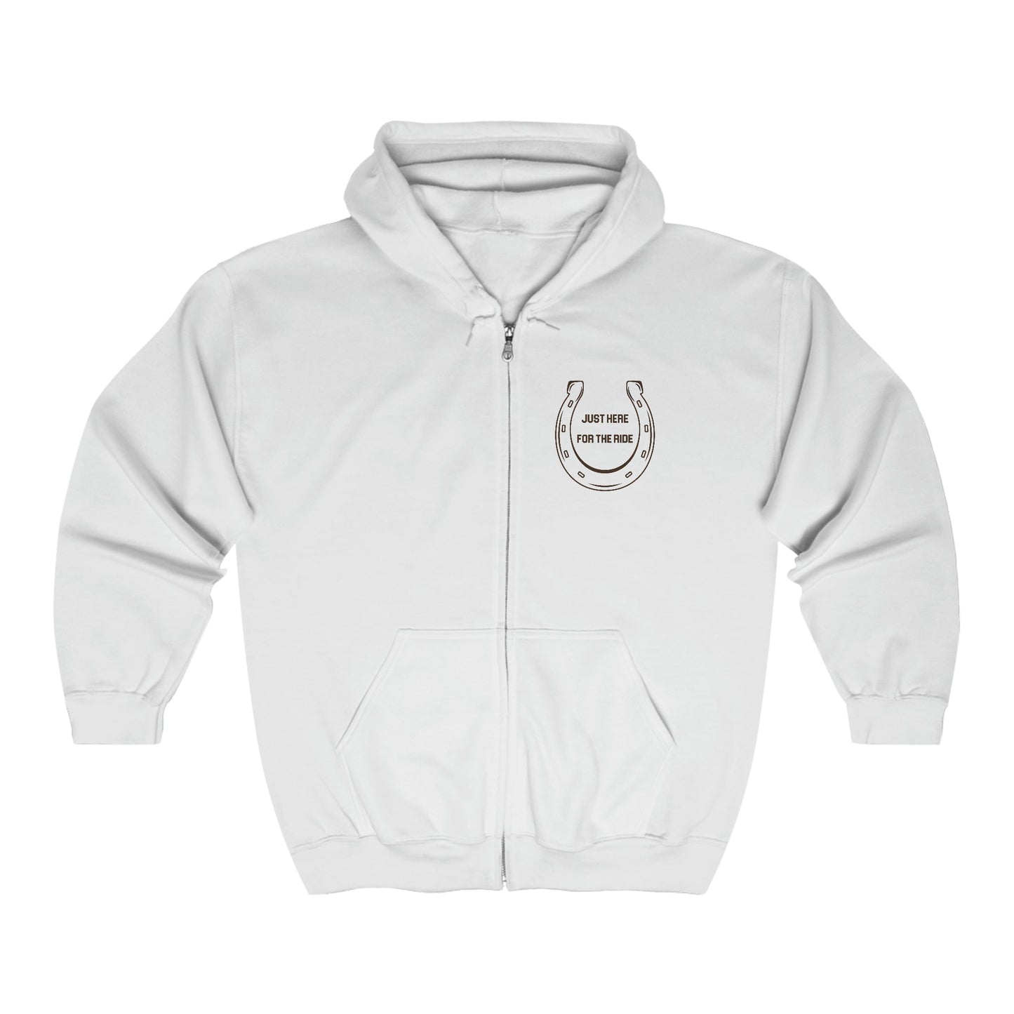 Rodeo Cowboy Full Zip Jacket Rodeo Bronco Horse Rider Hoodie - FlooredByArt