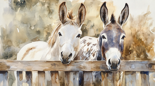 Abner and Abe: The Donkey Barnyard Mafia