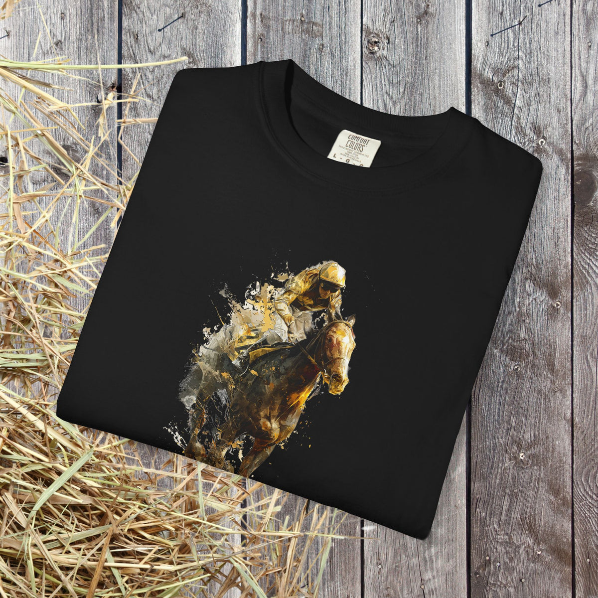 Race Day Horse Racing shirt |  Jockey running graphic, Lucky Shirt