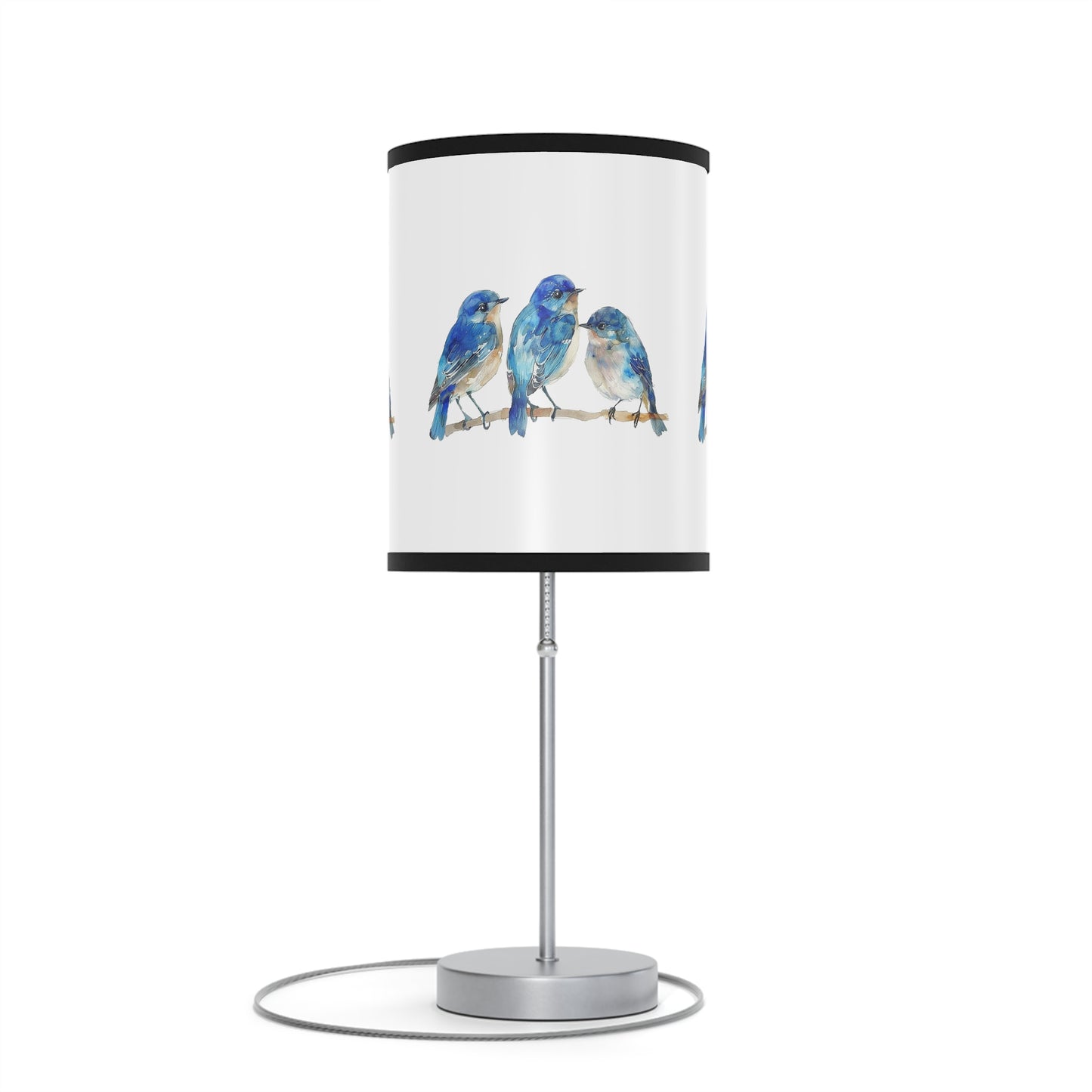 Bluebird Desk Lamp, Cute Decorator Bluebird Lamp Bird Lover, A Birders Accent Lamp