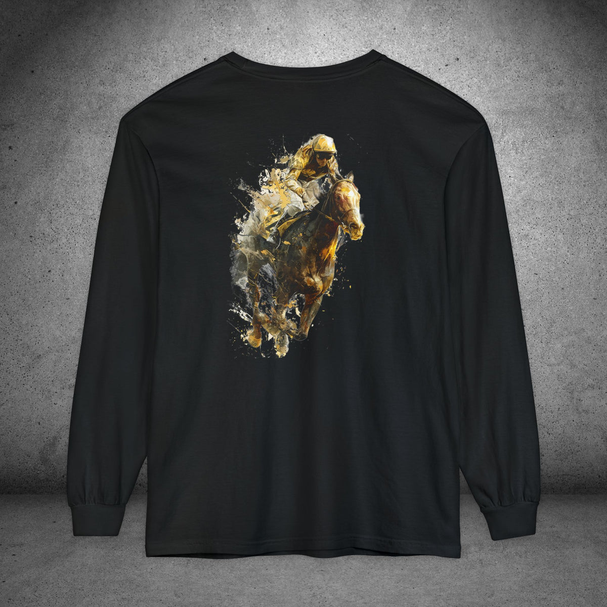 Horse Racing Long Sleeve Shirt | Thoroughbred Jockey Tee