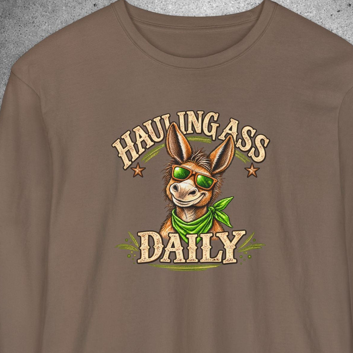 Donkey Long Sleeve Shirt – Bad Ass Ruckus Comfort Colors Tee