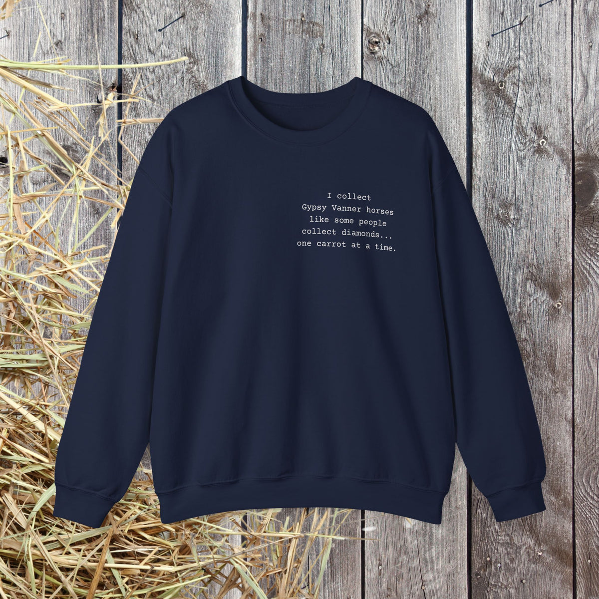 Gypsy Vanner Sweatshirt – Funny Horse Lover Crewneck