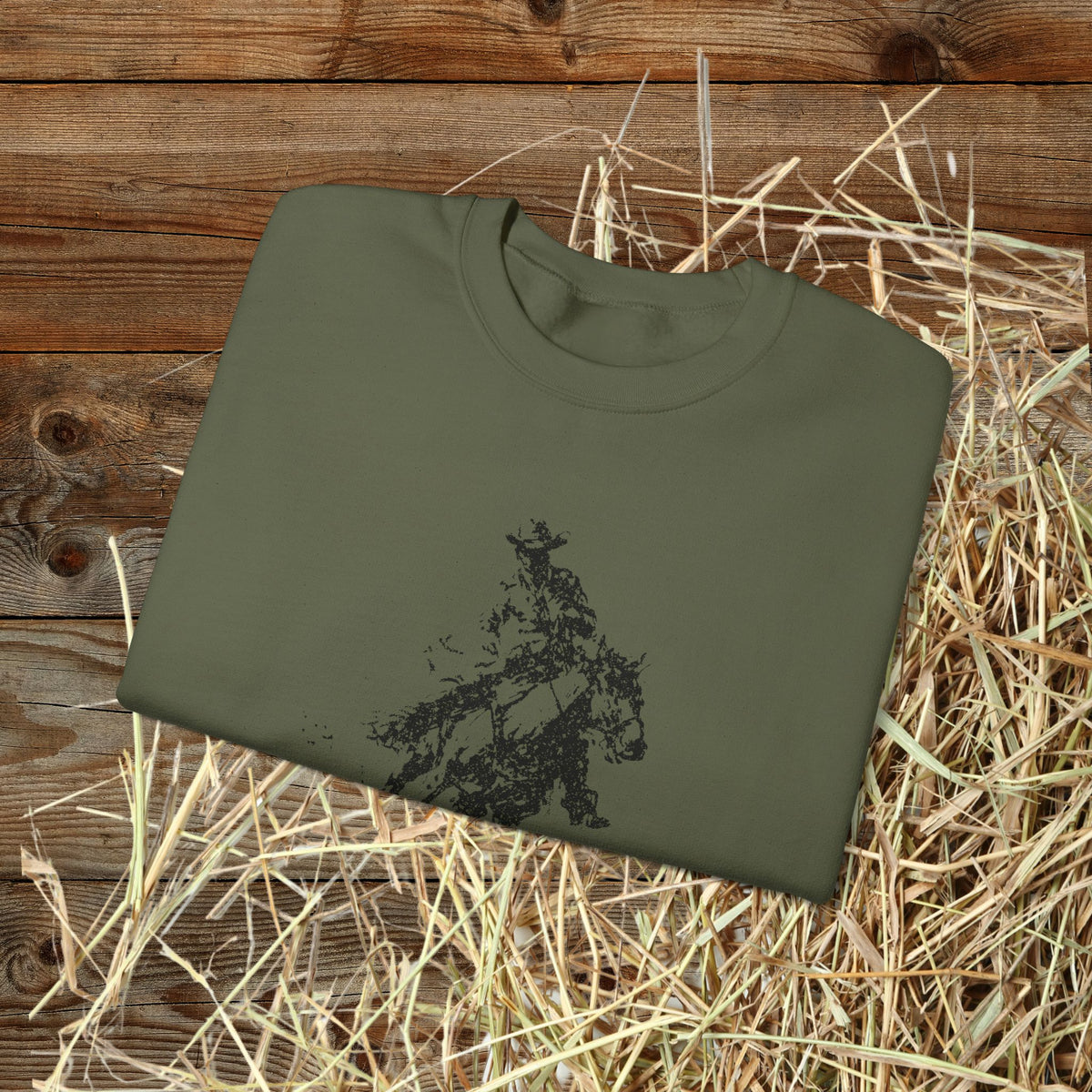 Horse & Rider Art Shirt– Equestrian Sketch Sweatshirt