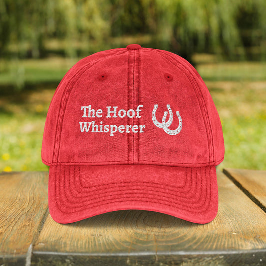 The Hoof Whisperer Hat – Farrier, Trainer or Personalized Horse Cap