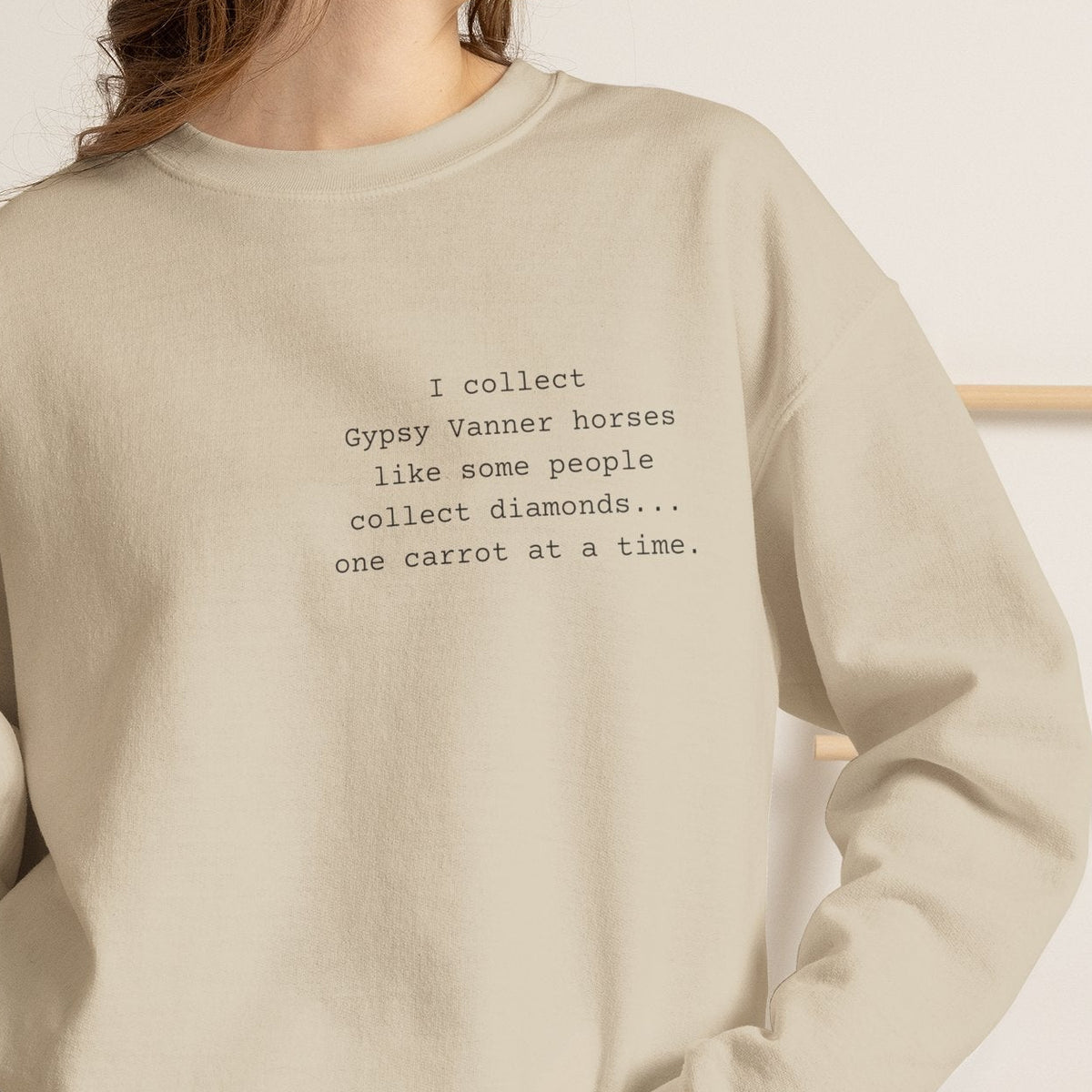 Gypsy Vanner Sweatshirt – Funny Horse Lover Crewneck