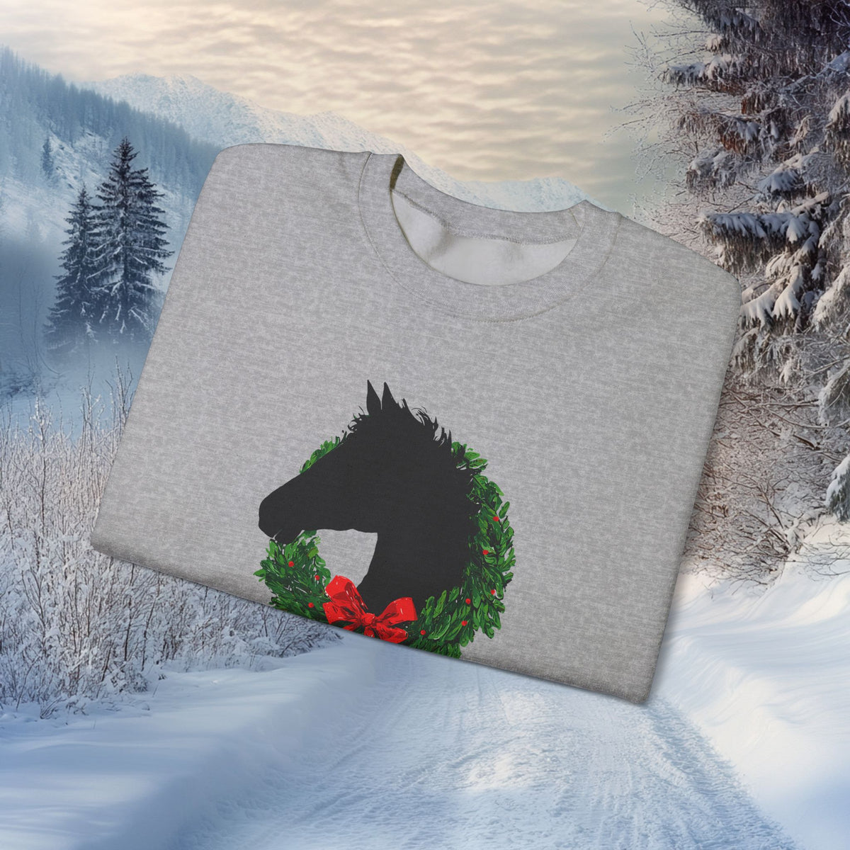 Christmas Is Better With Horses Sweatshirt – Horse Christmas Shirt