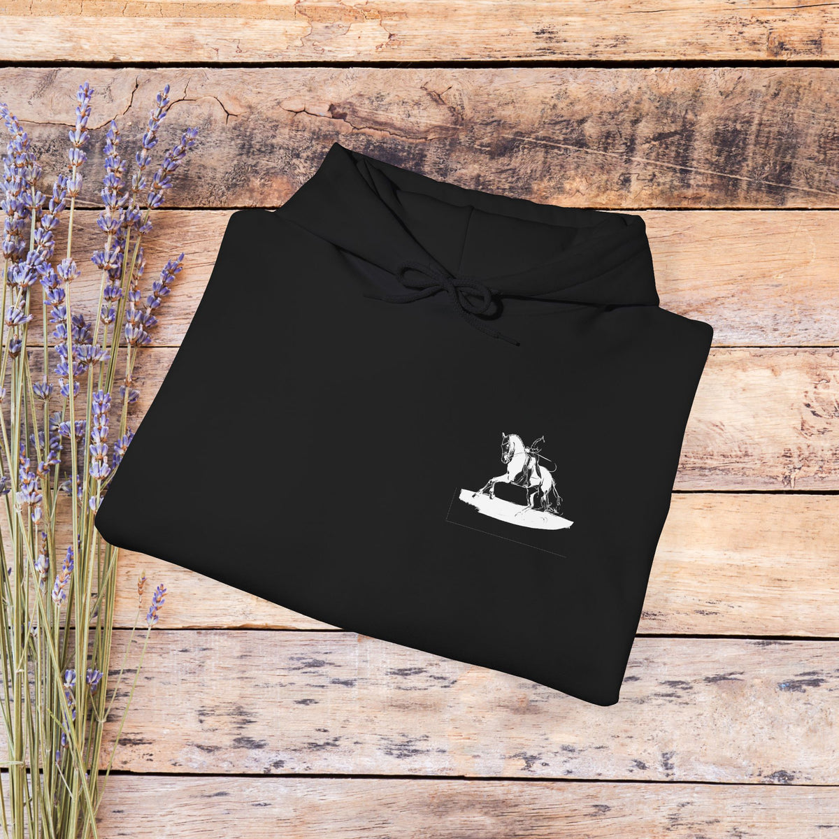 Dressage Horse Traditional Hoodie | Equestrian Pullover Sweatshirt | Horse Art Hoodie | Rider or Trainer Gift