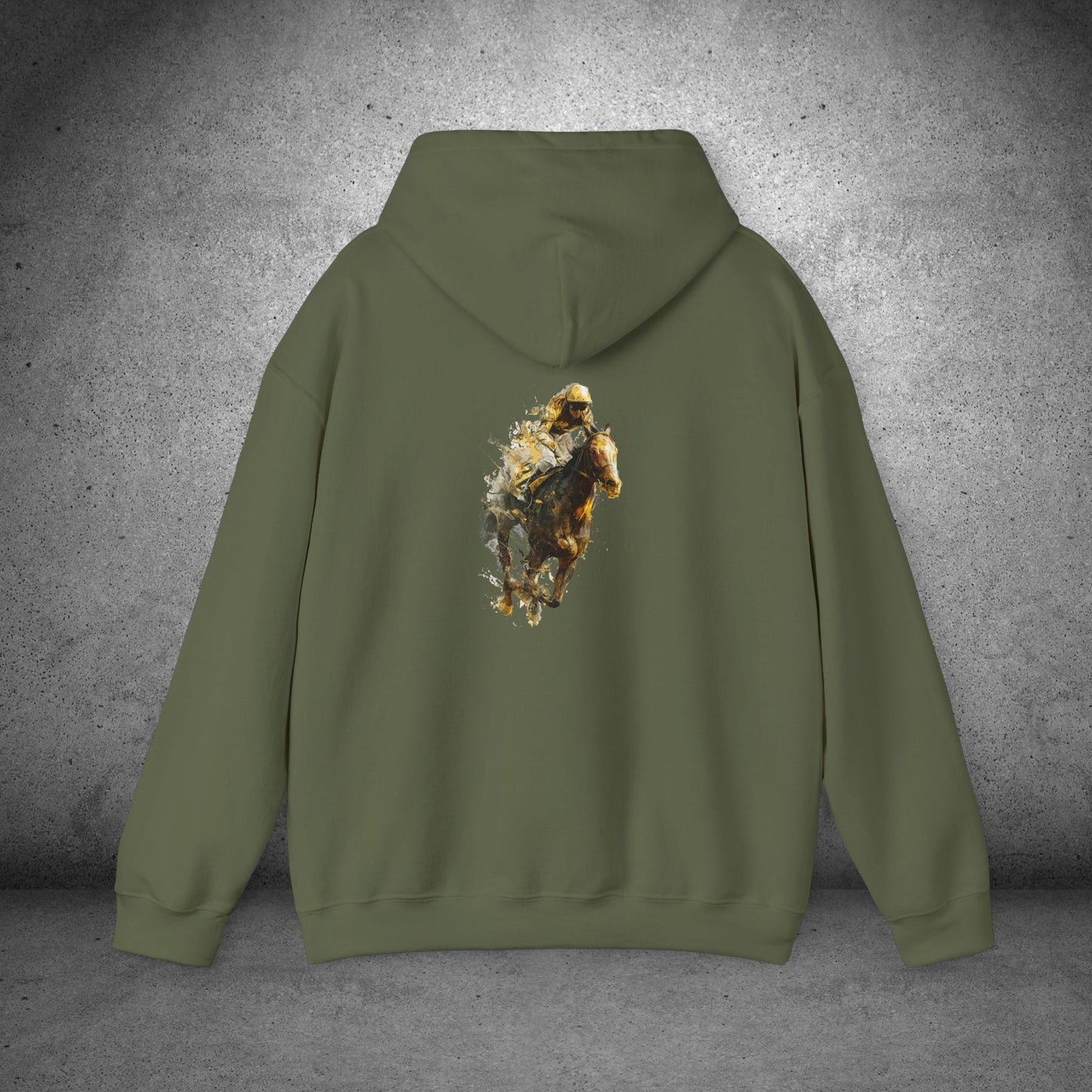 Horse Racing Hoodie — 'Race Day Graphic Hooded Sweatshirt