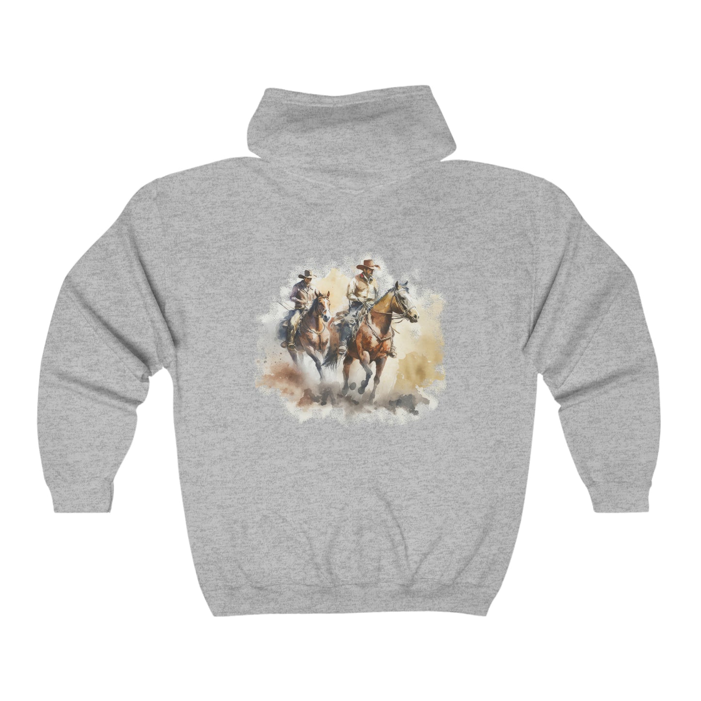 Personalized Horse Hoodie, Full Zip Western Jacket, Horse Lover Gift