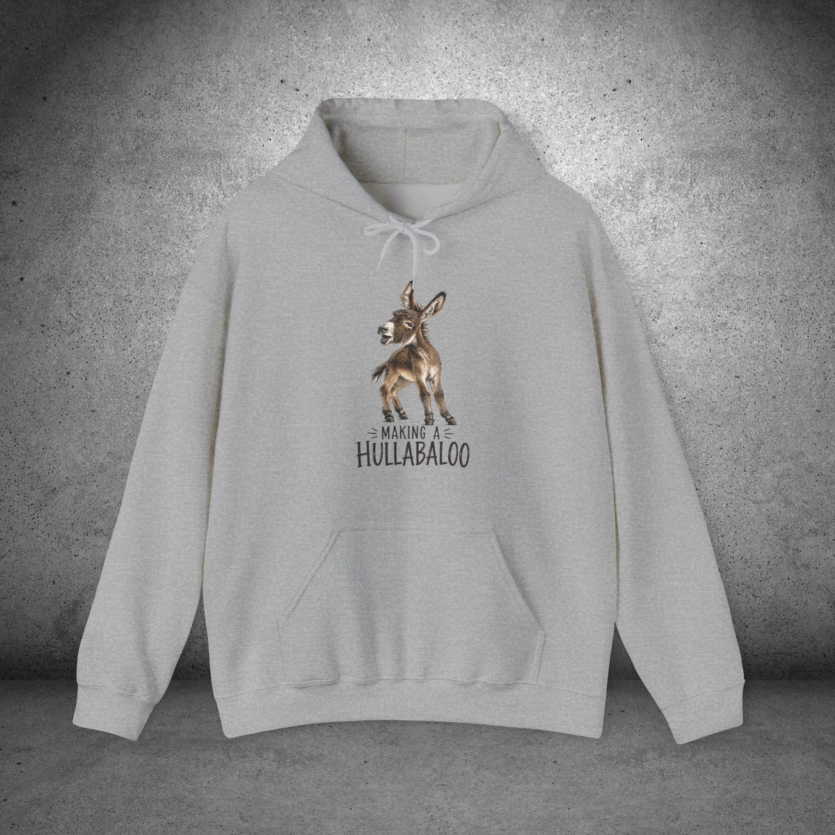 Making a Hullabaloo Donkey Hoodie – Funny Donkey Lover Sweatshirt