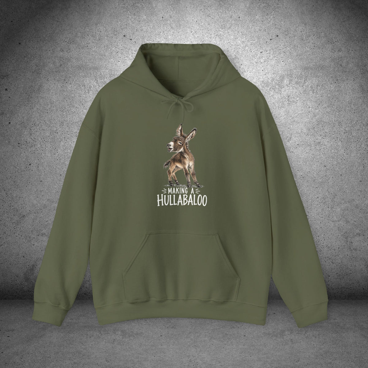Making a Hullabaloo Donkey Hoodie – Funny Donkey Lover Sweatshirt