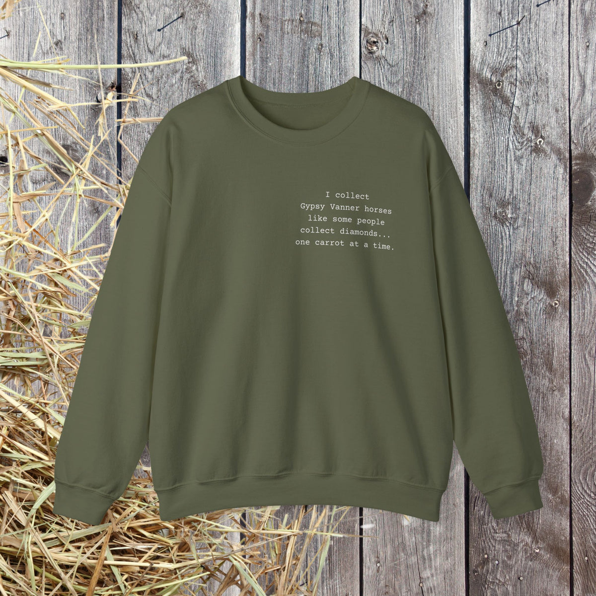 Gypsy Vanner Sweatshirt – Funny Horse Lover Crewneck
