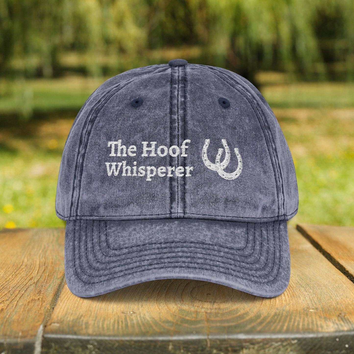 The Hoof Whisperer Hat – Farrier, Embroidered Personalized Horse Cap
