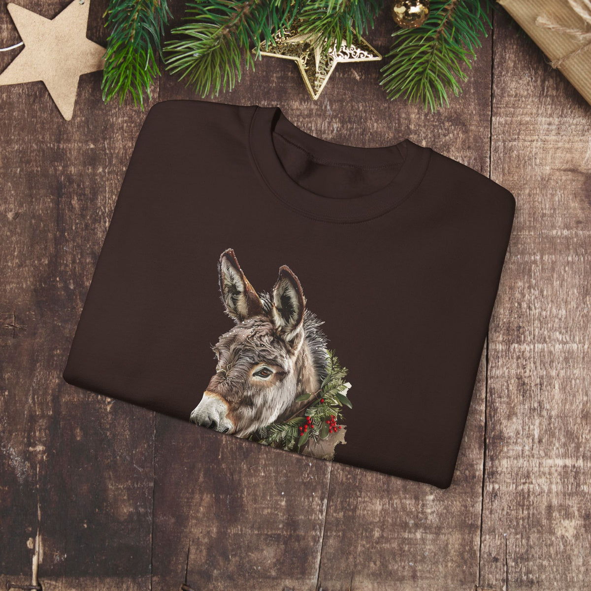 Donkey Christmas Sweatshirt – Merry Christmas Donkey