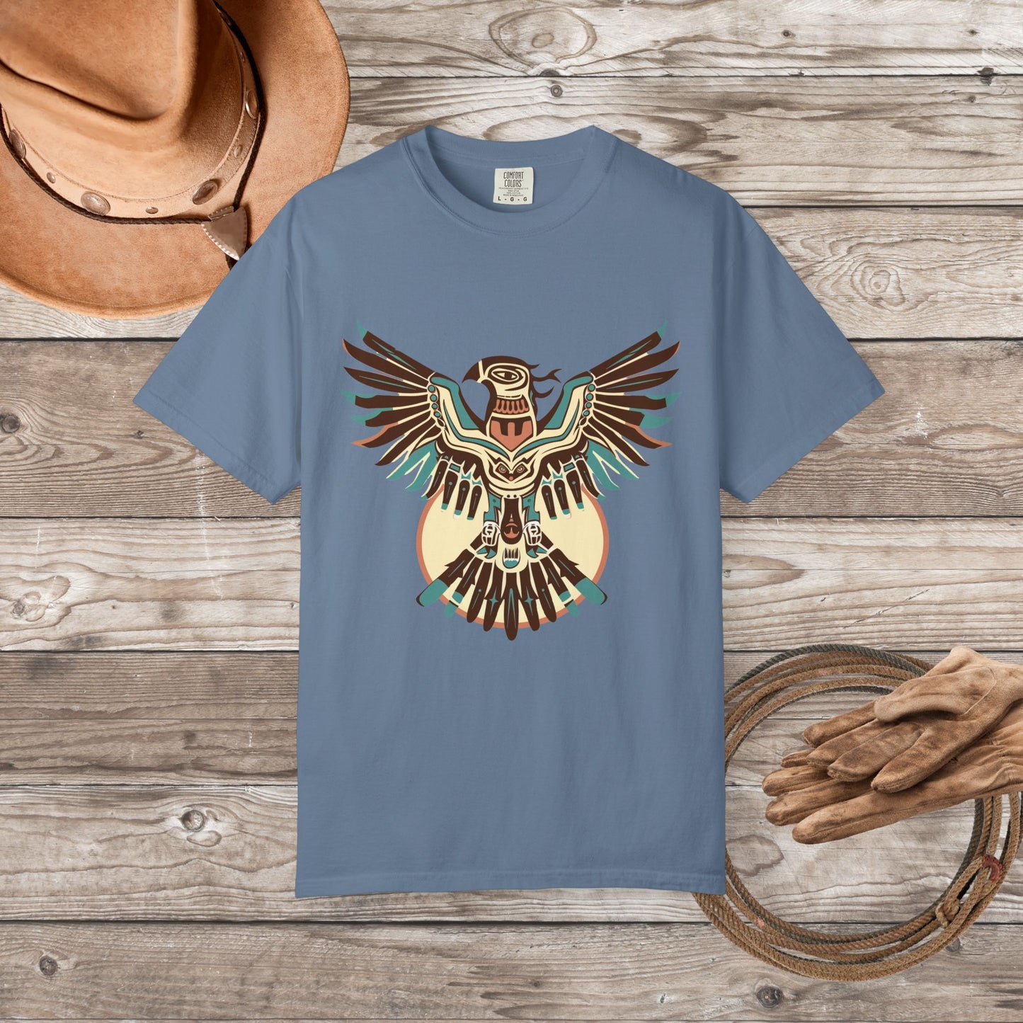 Native American Spirit Thunderbird T-Shirt – Boho Eagle Totem Tee