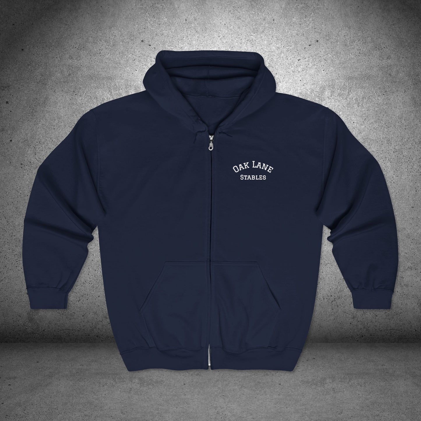 Hunter Jumper Show Horse Full Zip Hoodie Jacket Equestrian
