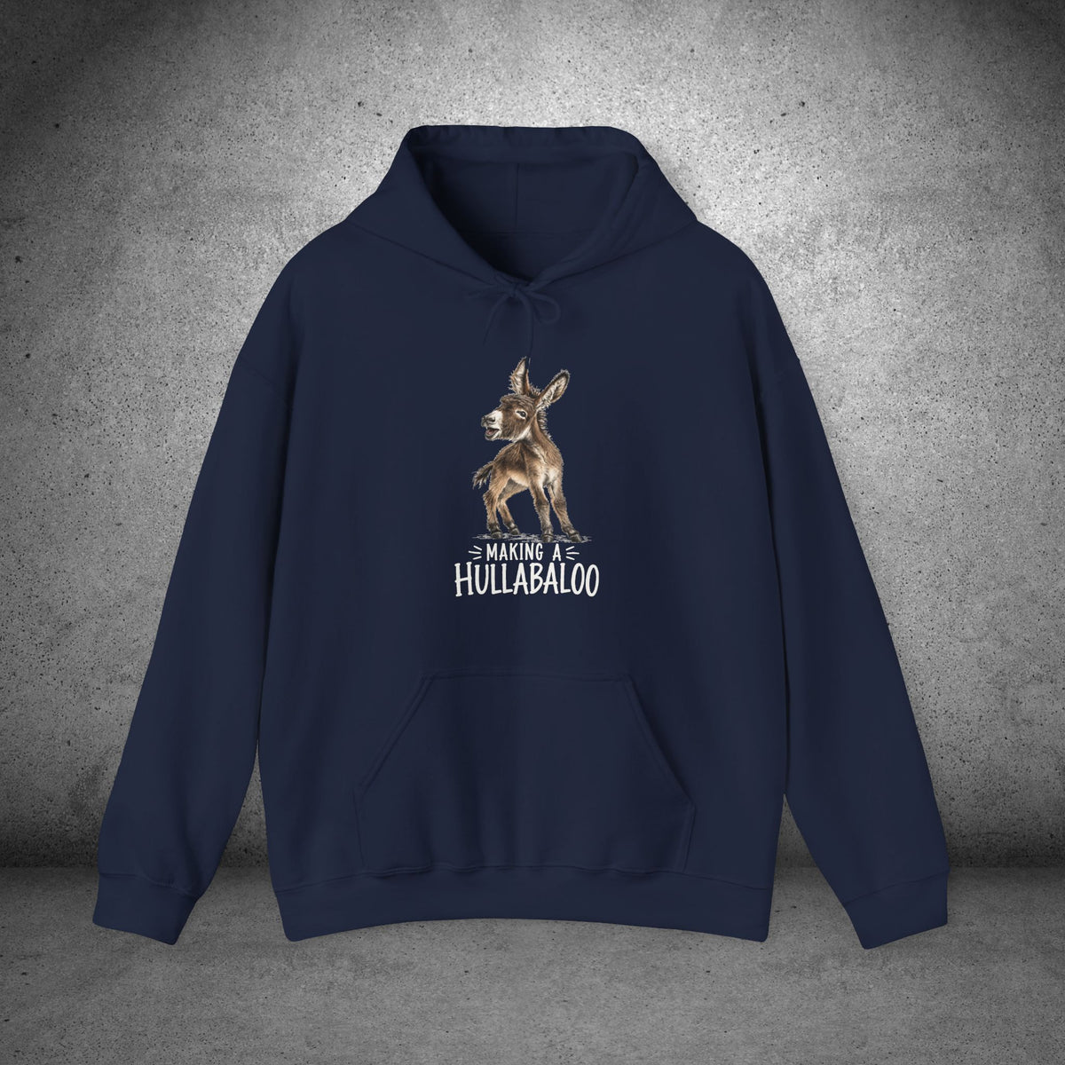 Making a Hullabaloo Donkey Hoodie – Funny Donkey Lover Sweatshirt