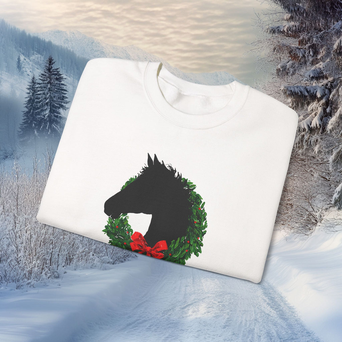 Christmas Is Better With Horses Sweatshirt – Horse Christmas Shirt