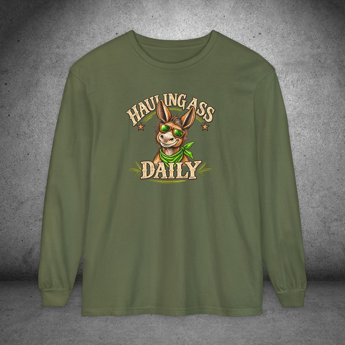 Donkey Long Sleeve Shirt – Bad Ass Ruckus Comfort Colors Tee