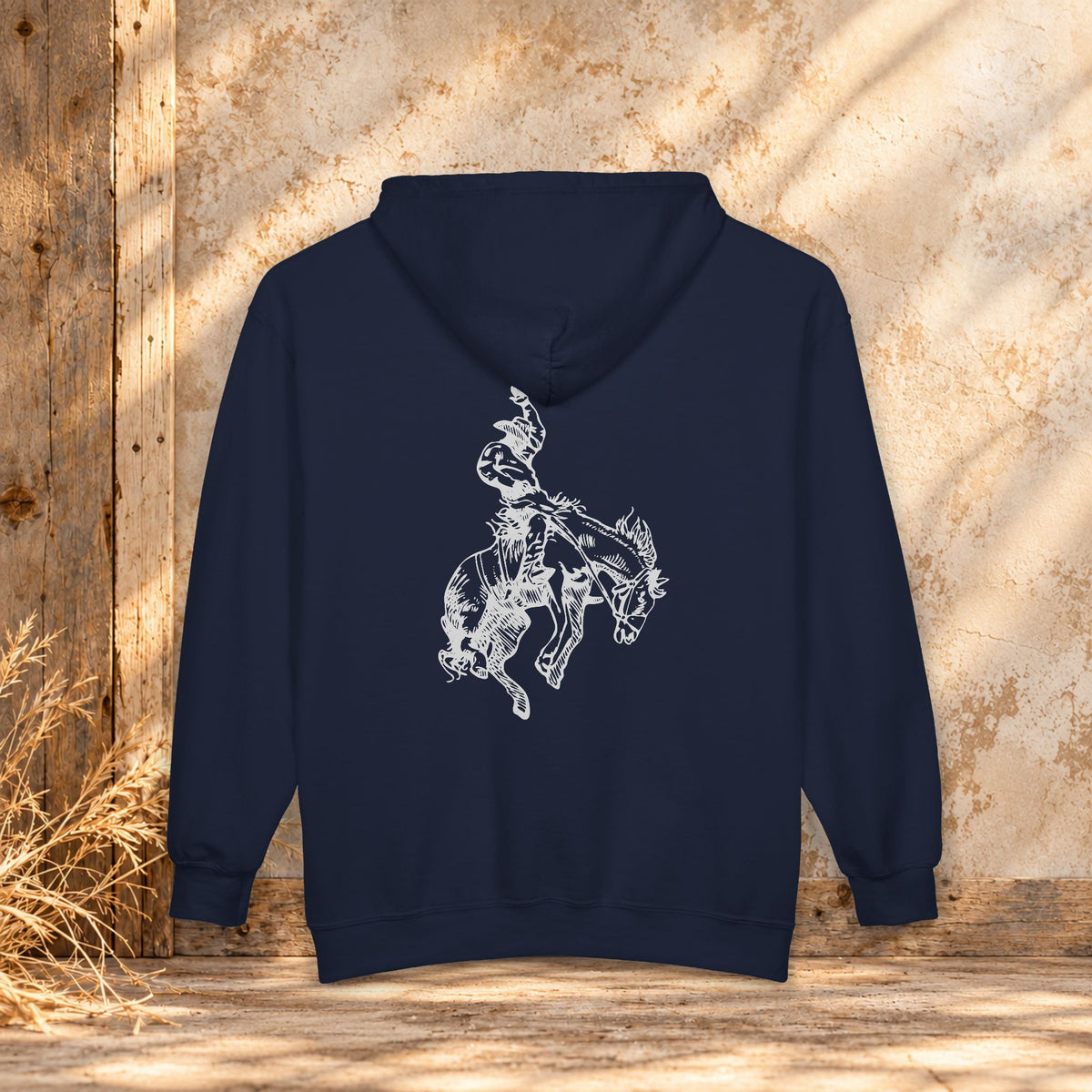 Rodeo Bronc Full-Zip Hoodie – Western Horse Jacket