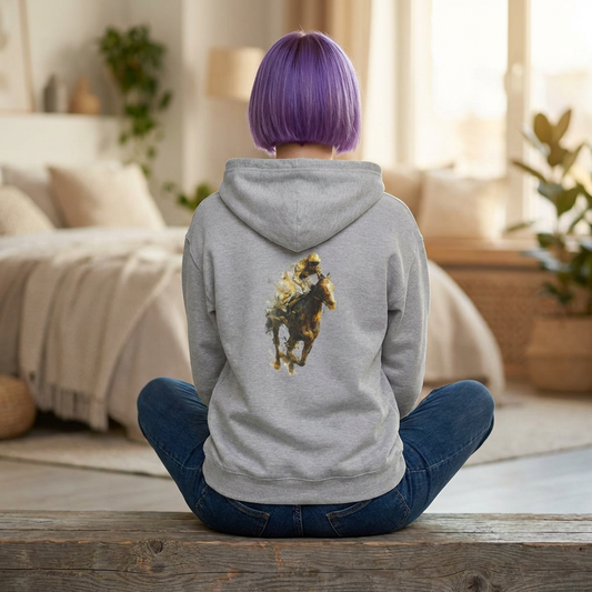 Horse Racing Hoodie — 'Race Day Graphic Hooded Sweatshirt