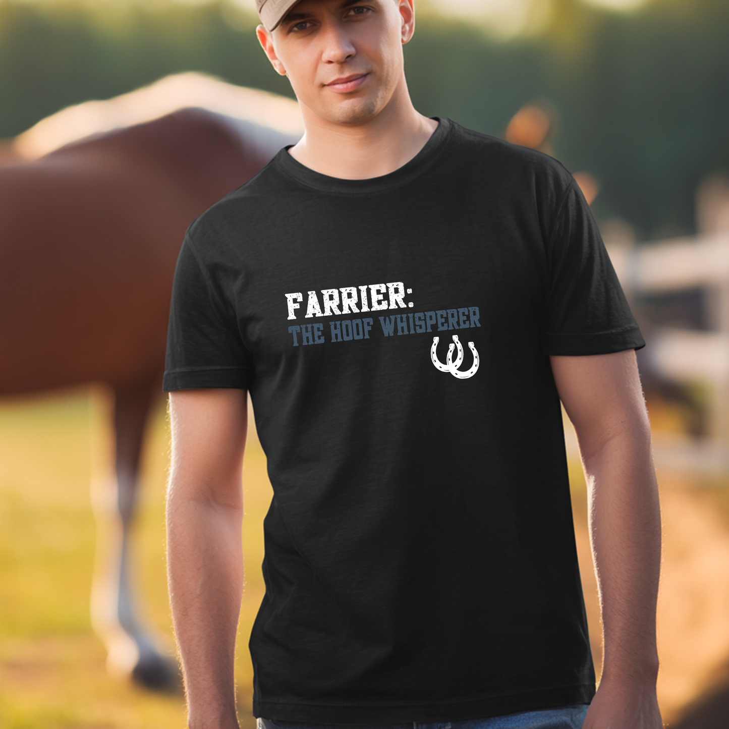 Farrier T-shirt —  Hoof Professional, Horseshoe T-Shirt