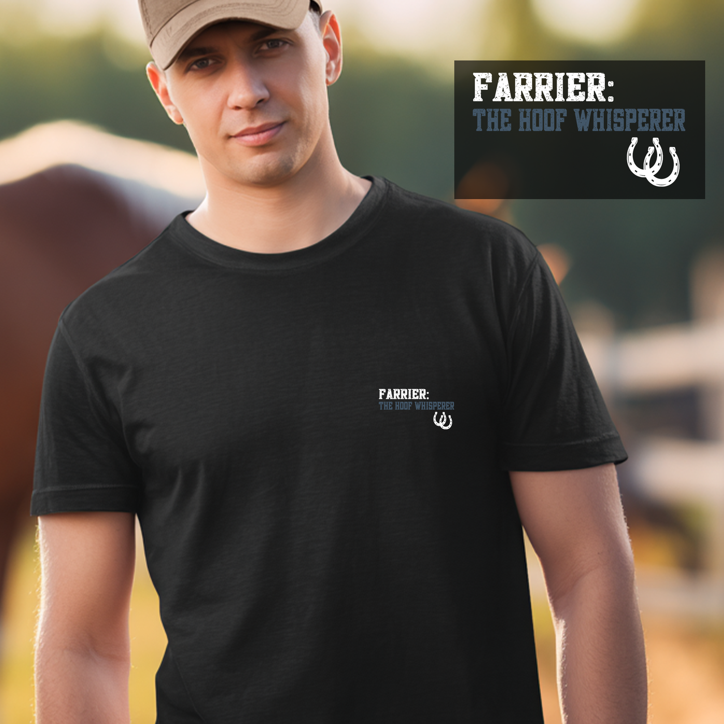 Farrier Pocket T-Shirt — Professional Hoof Master, Short sleeve
