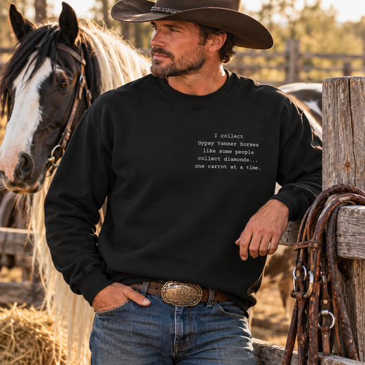 Gypsy Vanner Sweatshirt – Funny Horse Lover Crewneck