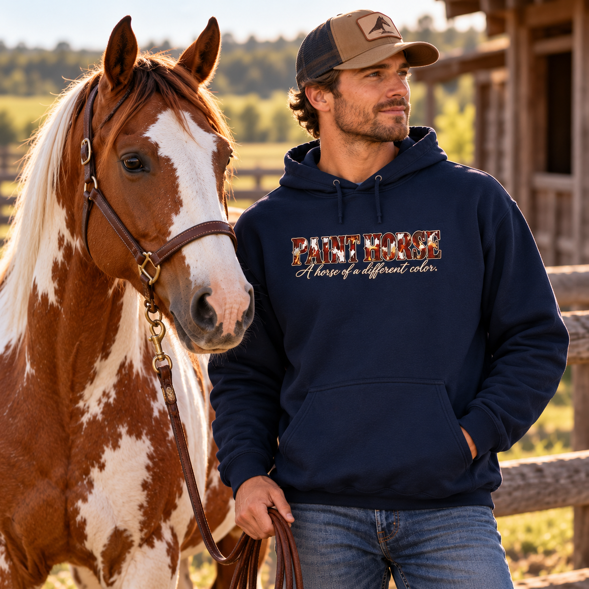 Paint Horse Hoodie – A Horse of a Different Color