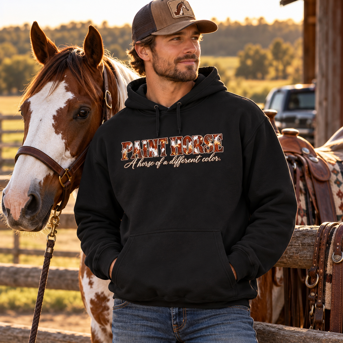 Paint Horse Hoodie – A Horse of a Different Color