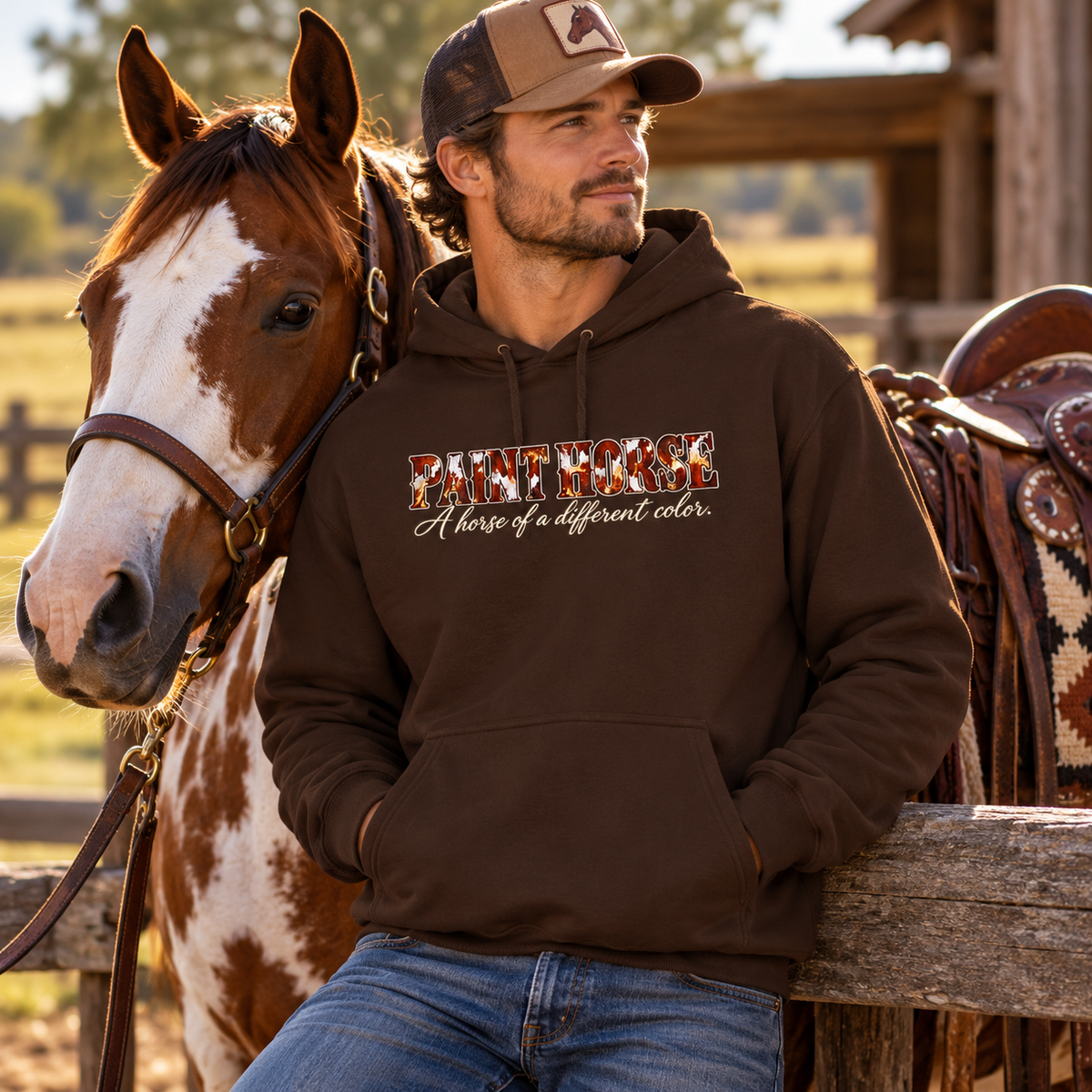Paint Horse Hoodie – A Horse of a Different Color