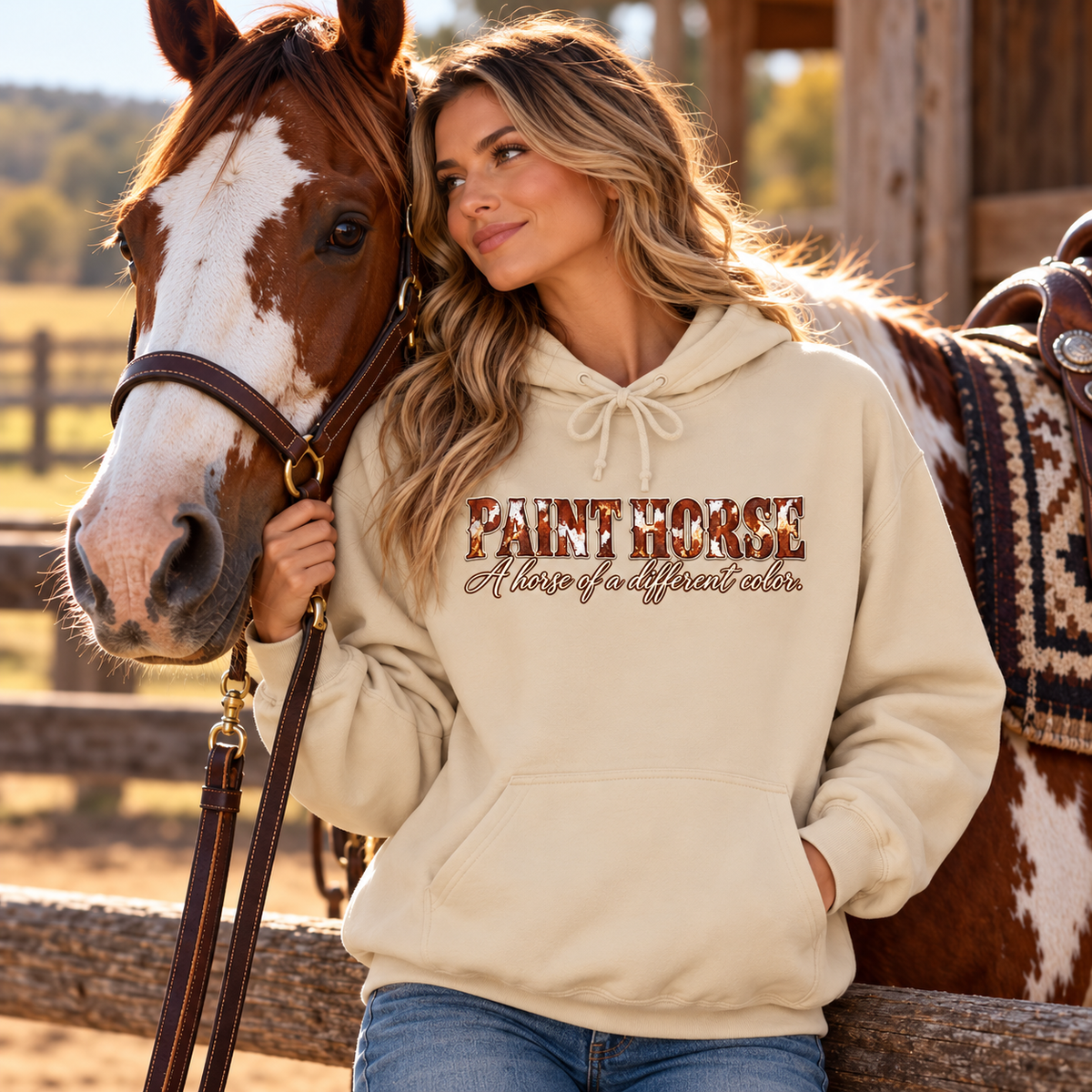 Paint Horse Hoodie – A Horse of a Different Color