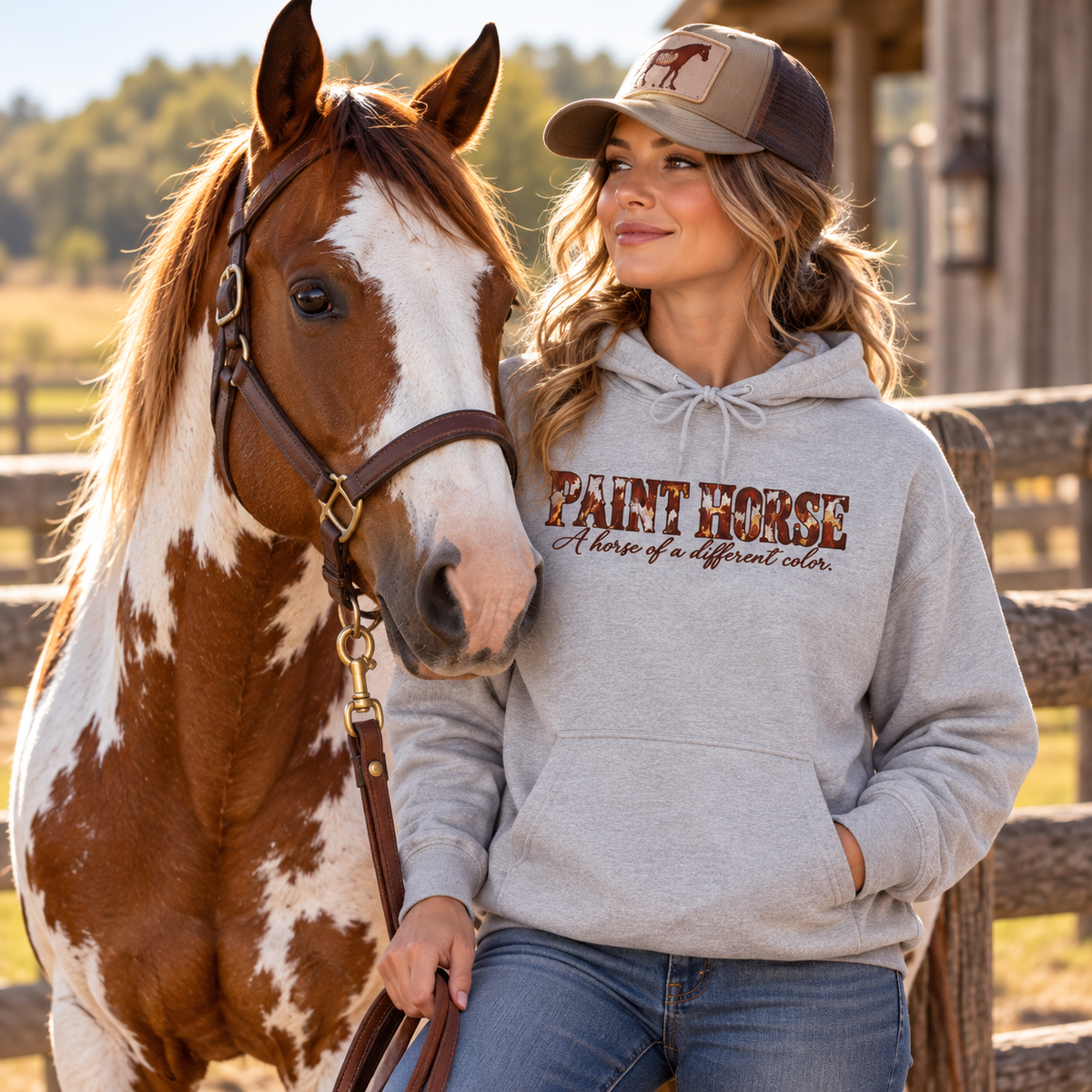Paint Horse Hoodie – A Horse of a Different Color