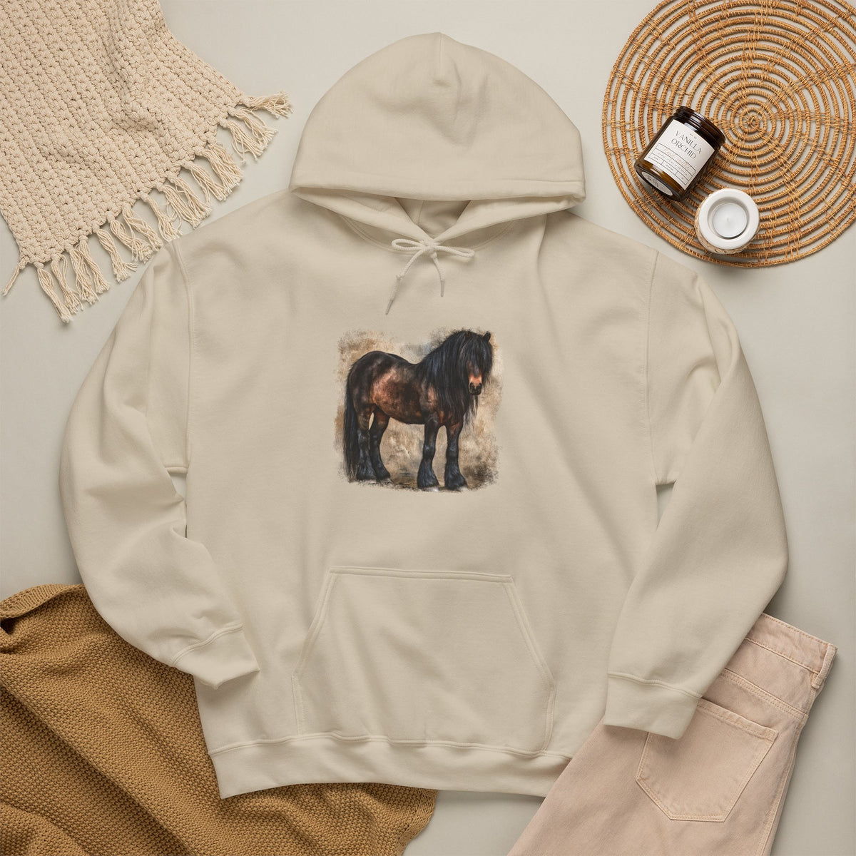 North Swedish Draft Horse Hoodie - Sweatshirt for Draft Horse Lovers