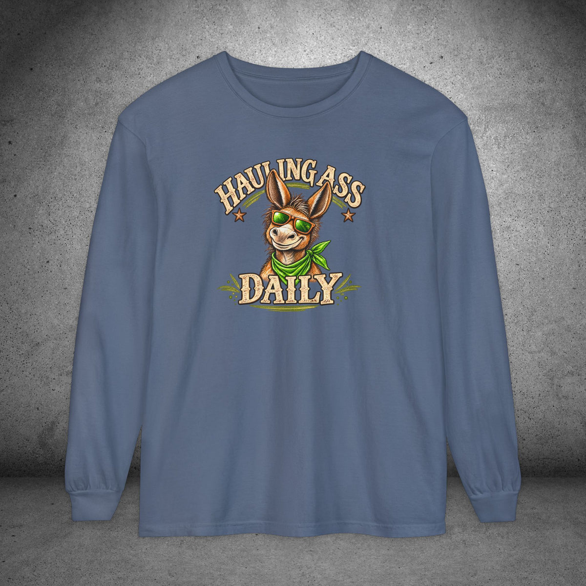 Donkey Long Sleeve Shirt – Bad Ass Ruckus Comfort Colors Tee