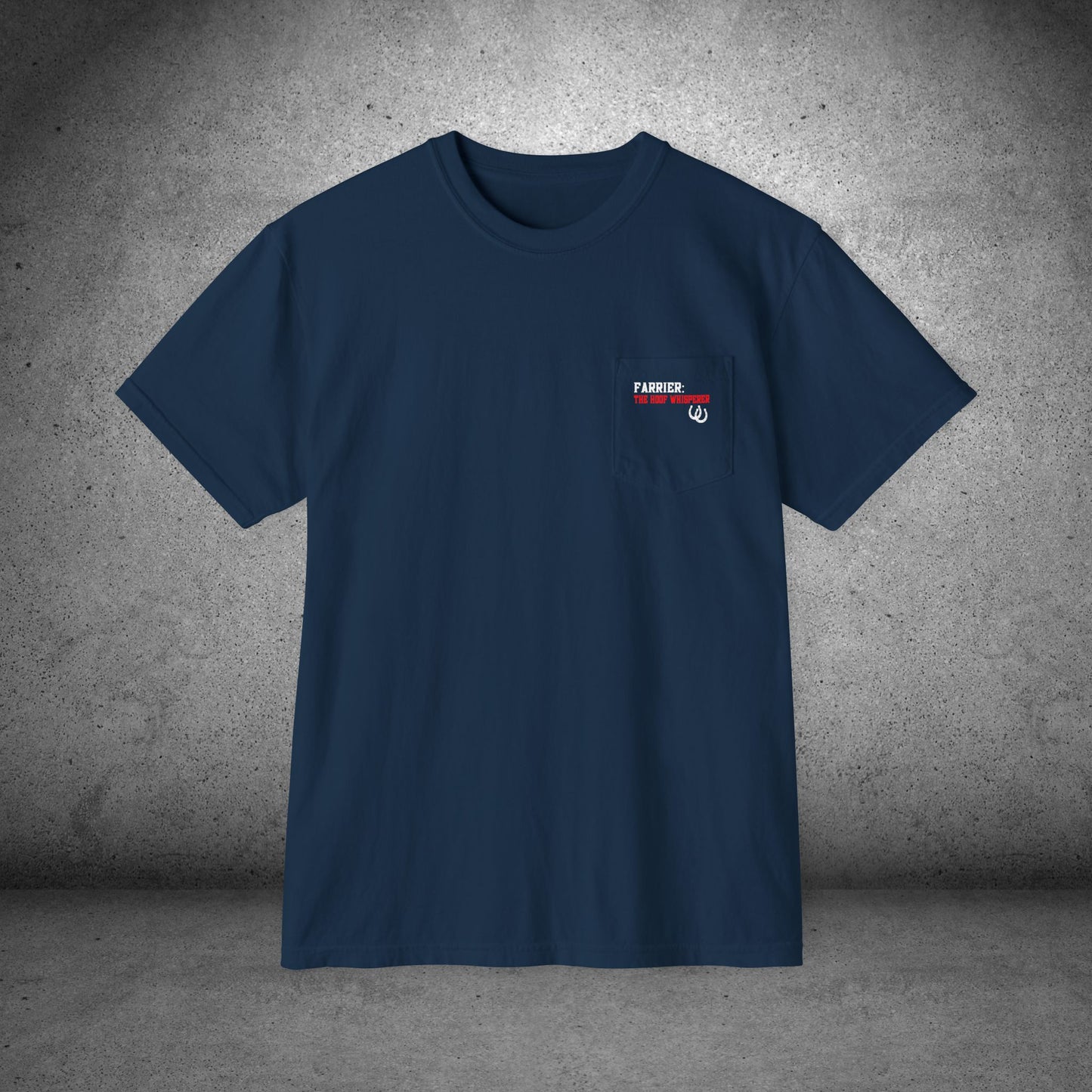 Farrier Pocket T-Shirt — Professional Hoof Master, Short sleeve