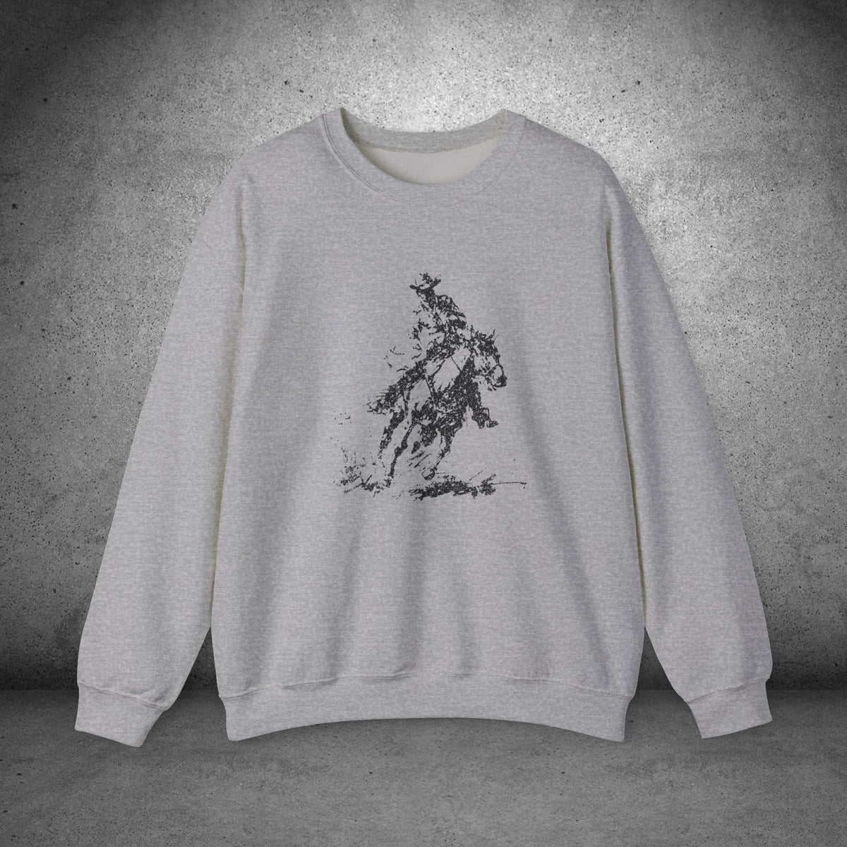 Horse & Rider Art Shirt– Equestrian Sketch Sweatshirt