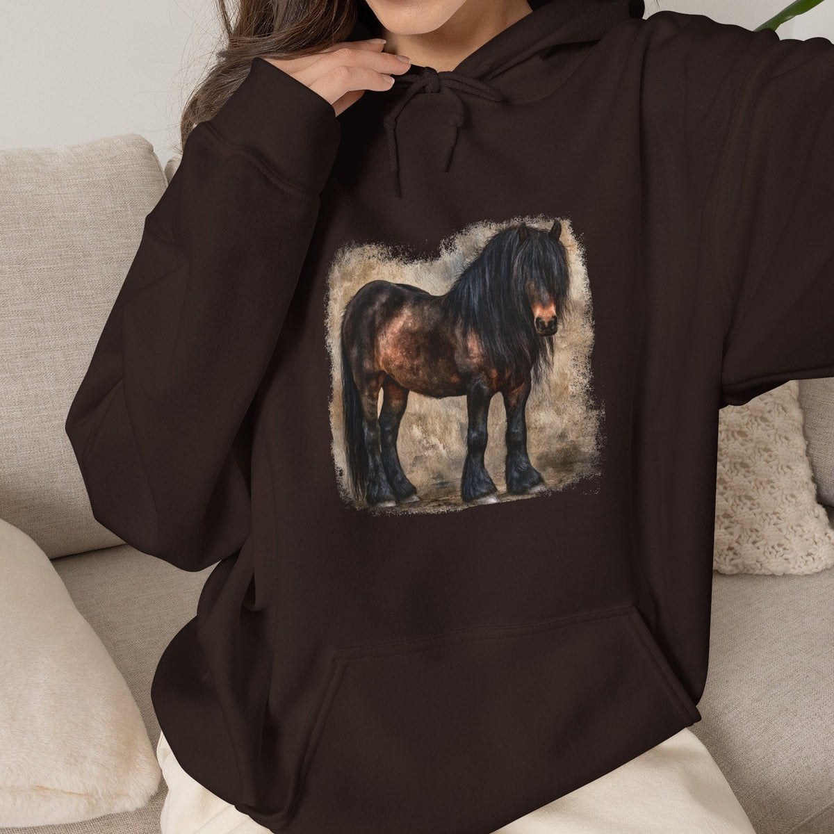 North Swedish Draft Horse Hoodie - Sweatshirt for Draft Horse Lovers