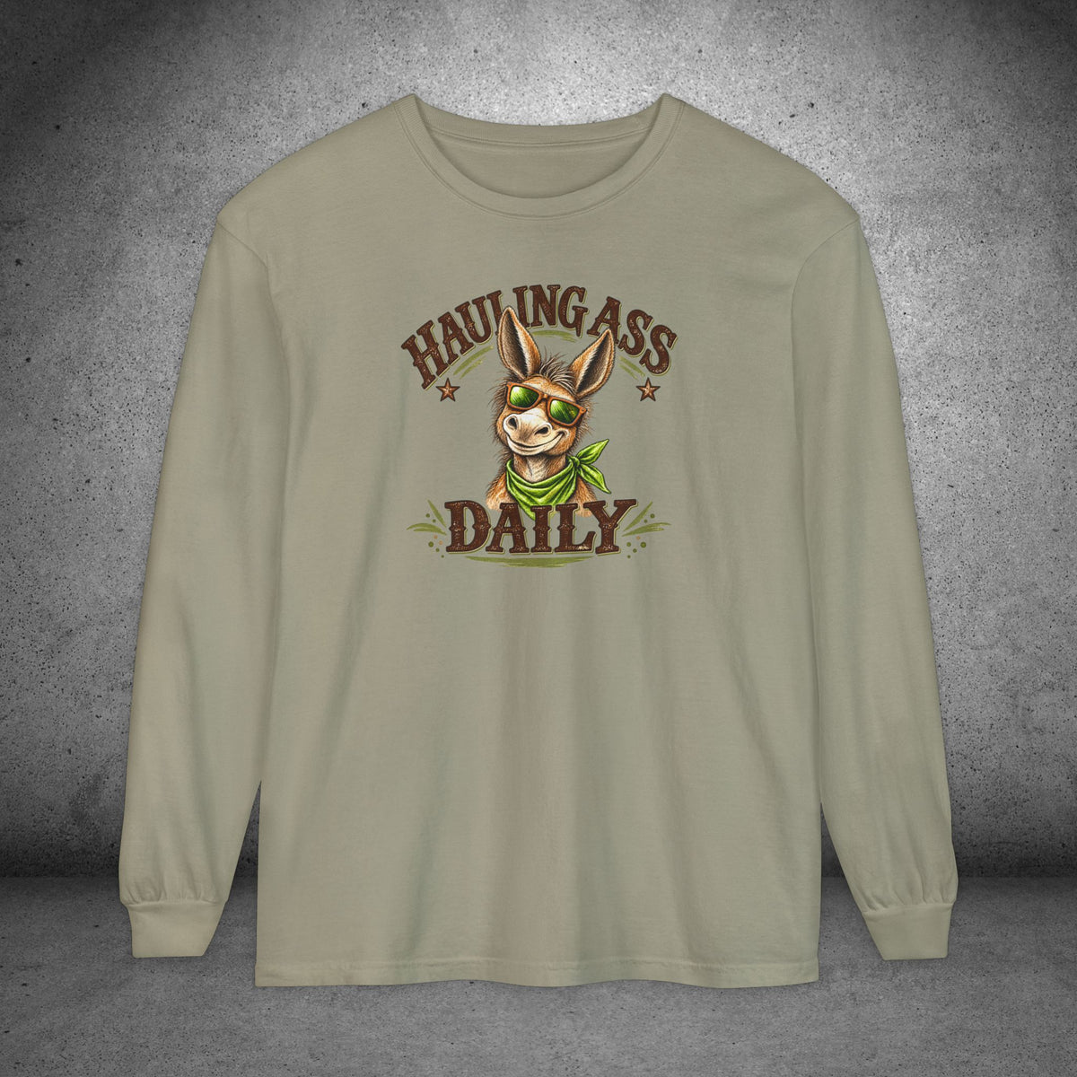 Donkey Long Sleeve Shirt – Bad Ass Ruckus Comfort Colors Tee
