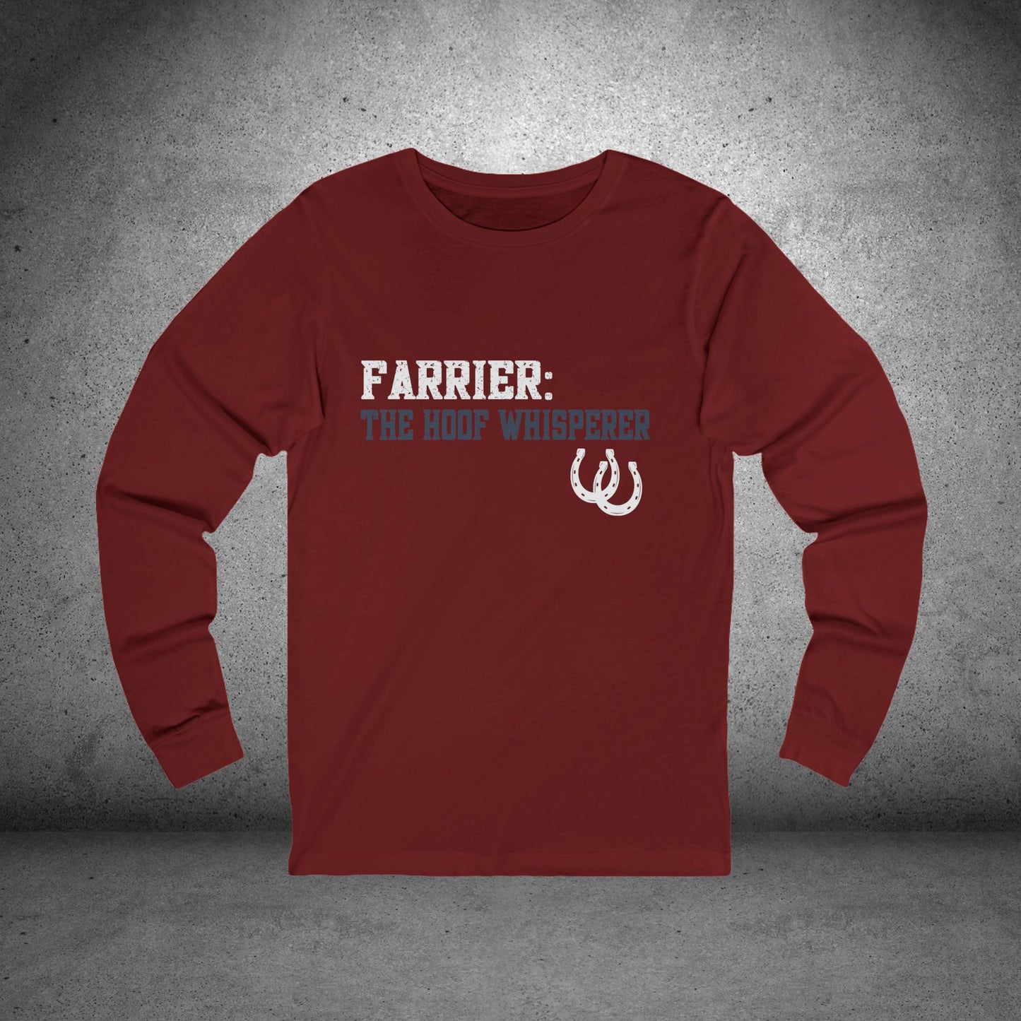 Farrier Long  Sleeve T-shirt, The Hoof Whisperer